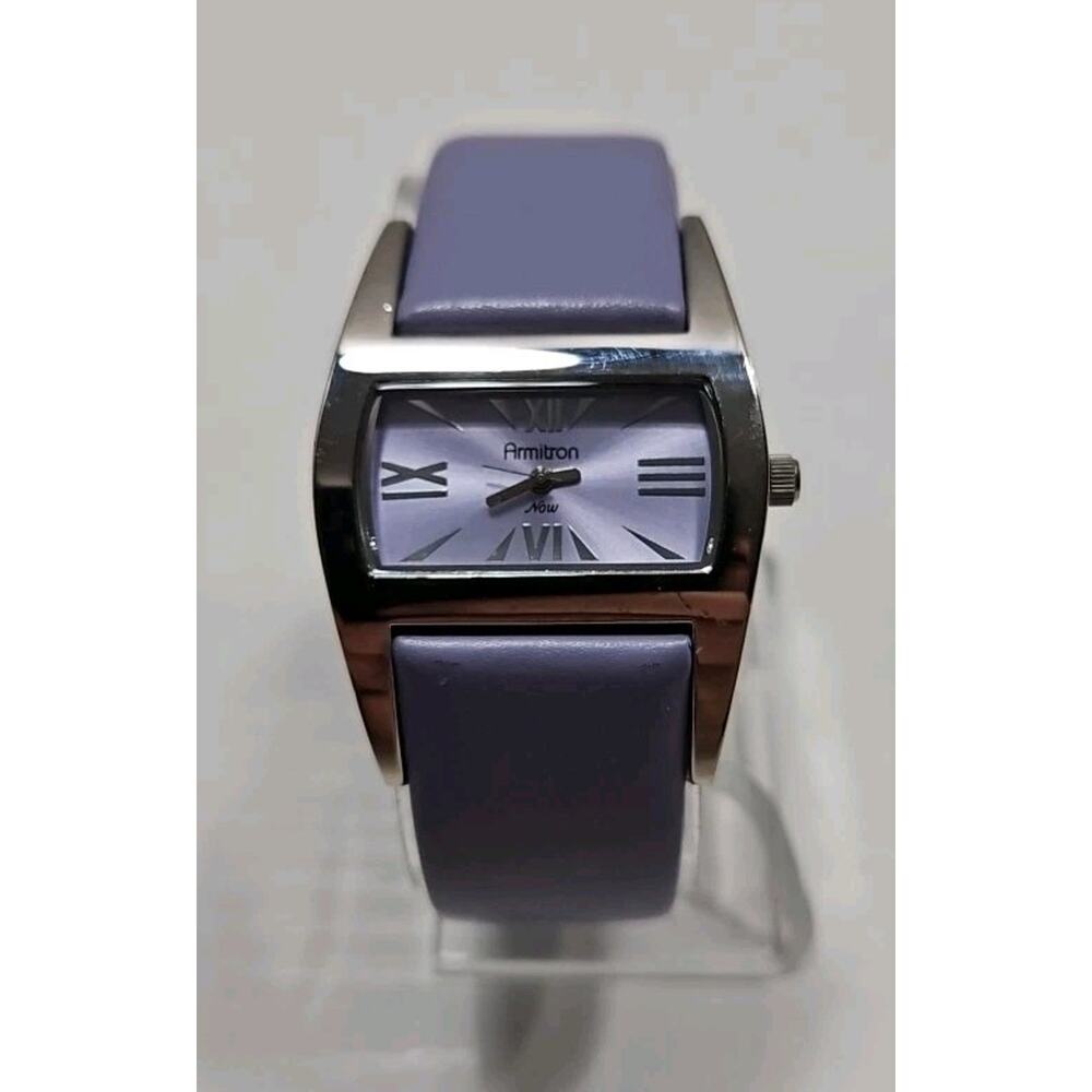 Armitron Now Purple Womens Fashion Wristwatch New Battery 75/2747 W141